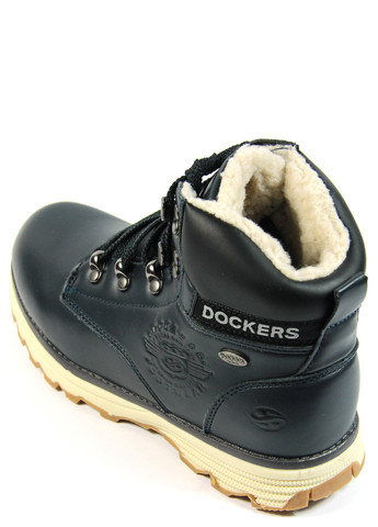 Синие кэжуал зимние ботинки для мальчиков Dockers by Gerli