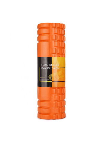Массажный ролик Cornix EVA 45 x 14 см (валик, роллер) XR-0041 Orange No Brand (258329352)