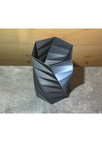 Шестигранна декоративна тонкостінна ваза «Полігональна спіраль». ЗаСвіт (261555498)