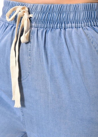 Джинси жіночі прямі блакитного кольору Let's Shop - (278050420)
