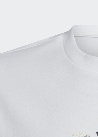 Белая демисезонная футболка x lego® graphic adidas