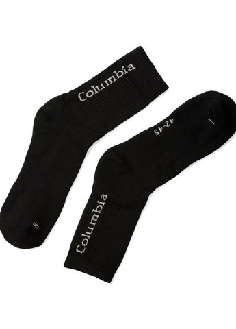 Термоноски зимові Коламбія універсальні комплект / носки термошкарпетки 2шт. Розмір 42-45 9167 Чорний 61462-2 Columbia (265541198)