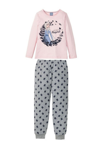 Комбинированная всесезон пижама для девочки лонгслив + брюки Disney