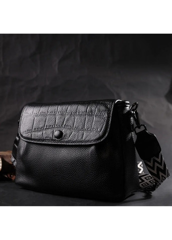 Молодіжна жіноча шкіряна сумка через плече 22330 Vintage (276705825)