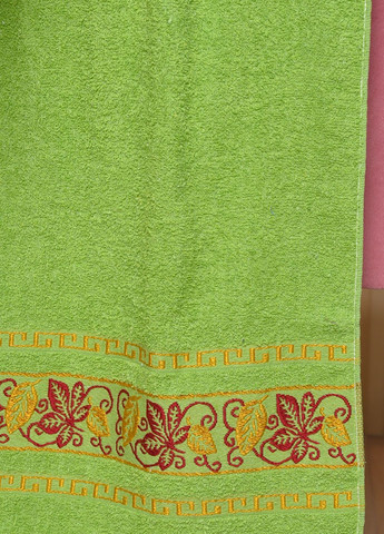 Let's Shop полотенце для лица махровое серого цвета однотонный зеленый производство - Турция