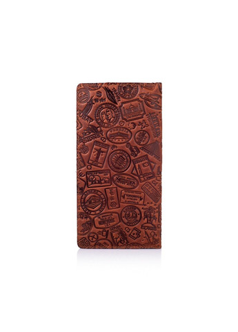 Кожаное портмоне WP-02 Let's Go Travel коньячная Коньячный Hi Art (268738492)