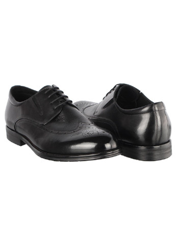 Черные мужские классические туфли 196416 Buts на шнурках