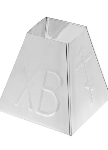 Форма пасхальная металлическая для творожной и сырной пасхи (малая) 0.5 кг Metalworkshop (274060252)
