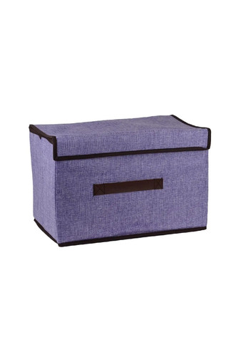 Органайзер короб ящик бокс для зберігання речей одягу білизни іграшок аксесуарів 37х23х23.5 см (475839-Prob) Фіолетовий Unbranded (272097211)