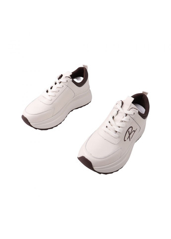 Кросівки жіночі молочні натуральна шкіра FARINNI 483-23DK білі (261856707)