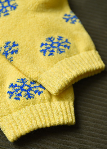 Шкарпетки махрові дитячі для дівчинки жовтого кольору розмір 26-30 Let's Shop (265300264)