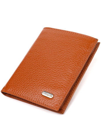 Стильний чоловічий гаманець вертикального формату з натуральної шкіри 21754 Рудий Canpellini (259874076)