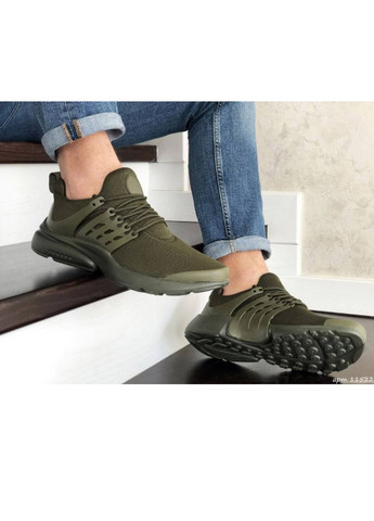 Темно-зеленые демисезонные мужские кроссовки темно зеленый репліка 1в1 «no name» (11522) Presto