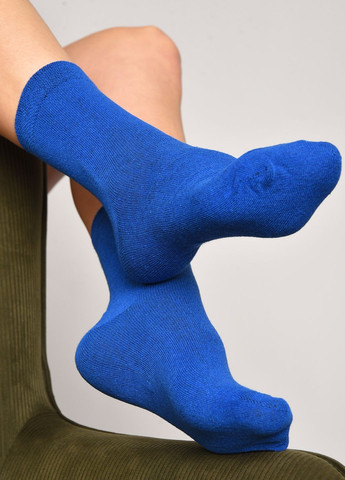Шкарпетки жіночі демісезонні синього кольору розмір 35-41 Let's Shop (277983348)