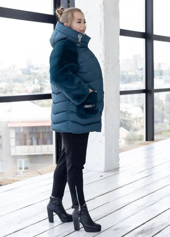 Морской волны зимняя зимняя куртка женская большого размера SK