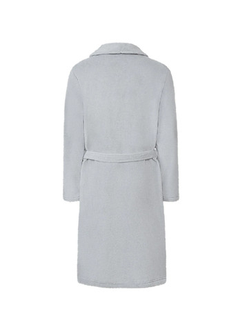 Чоловічий теплий халат з мікрофібри S сірий Livarno home (276382592)