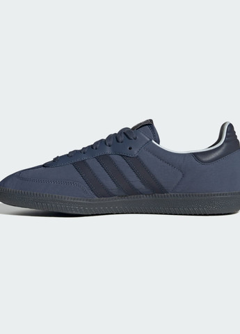 Синие всесезонные кроссовки samba og adidas