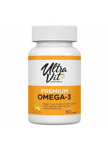 Риб'ячий жир Омега 3 Omega-3 - 60 софтгель VPLab Nutrition (273436175)