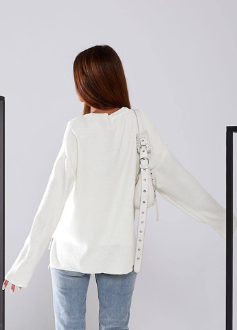 Білий демісезонний светр джемпер Garna