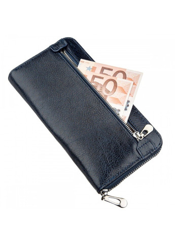 Жіночий темно-синій гаманець з натуральної шкіри ST Leather 18864 Темно-синій ST Leather Accessories (262453753)