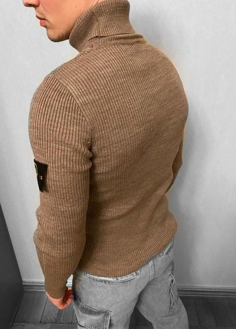 Світло-коричневий демісезонний светр No Brand