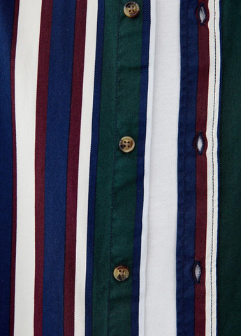 Сорочка демісезон,кольоровий в смужку, Pull & Bear (256798664)