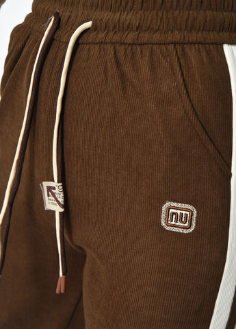 Спортивні штани жіночі коричневого кольору Let's Shop (275396065)
