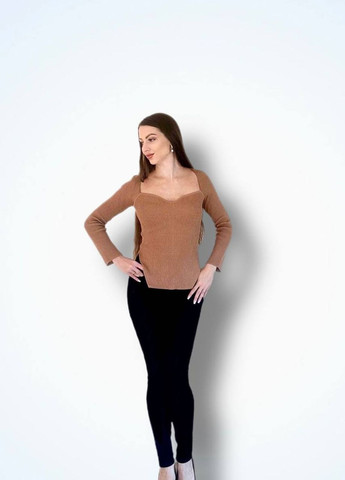 Елегантна кофтинка з декольте No Brand (264291903)