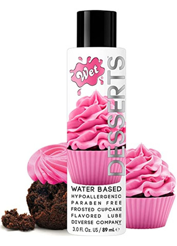 Съедобный лубрикант Desserts Frosted Cupcake (капкейк), 30мл Wet (257571963)