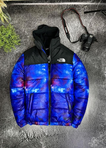 Фіолетова зимня куртка чоловіча the north face 700 No Brand