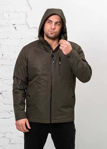 Оливковая (хаки) демисезонная демисезонная куртка мужская большого размера бренд vavalon SK