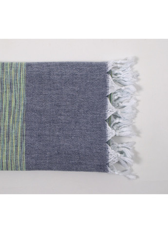 Barine полотенце pestemal - marble 90*160 green-indigo орнамент комбинированный производство - Турция