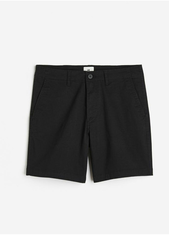 Мужские классические шорты Regular Fit (55785) W34 Черные H&M (259017648)