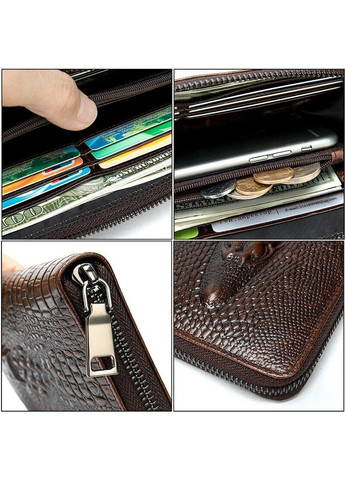 Мужской тёмно-коричневый кошелёк из натуральной кожи 20235 Vintage (262523641)