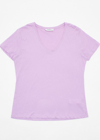 Сиреневая футболка basic,сиреневый, Pink Woman