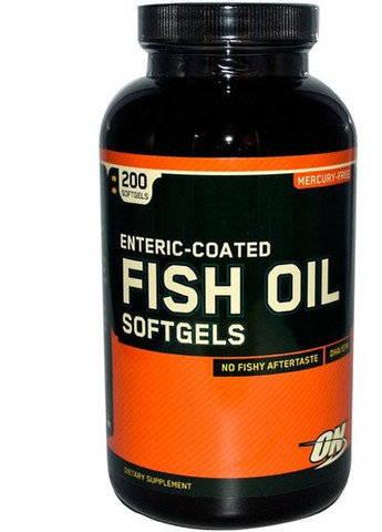 Fish Oil Softgels 200 Softgels Optimum Nutrition (257079636)