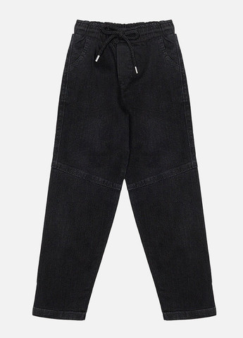 Черные демисезонные джинсы для мальчика цвет черный цб-00216175 PASAcan