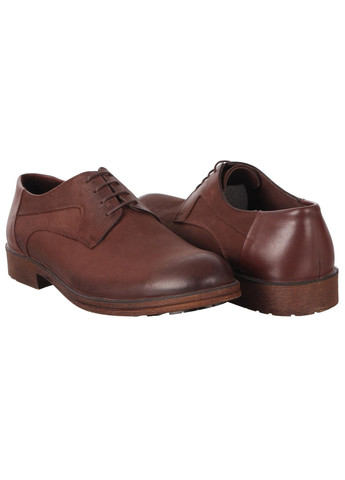 Коричневые мужские классические туфли 19713 Alvito на шнурках