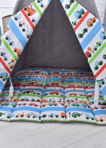 Вигвам С Машинками, Детская палатка домик Машинки разноцветные подвеска месяц в подарок Украина (256927286)