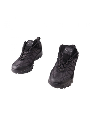 Черные кроссовки мужские черные текстиль Yike 10-23DK