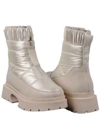 Зимние женские ботинки на низком ходу 198796 Meglias тканевые
