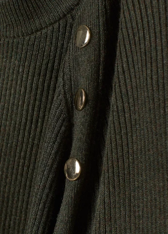 Темно-зелений джемпер демісезон,болотний, H&M Basic