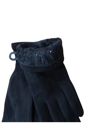 Женские стрейчевые перчатки чёрные 8128s3 L BR-S (261771646)