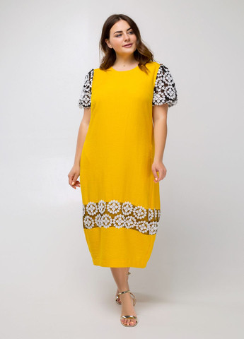 Желтое платье селеста жёлтый Luzana