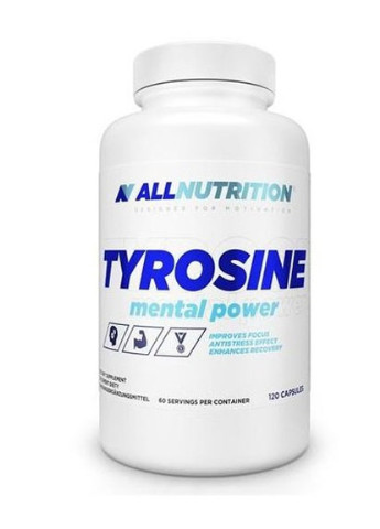 All Nutrition Tyrosine Mental Power 120 Caps Allnutrition (256725631)