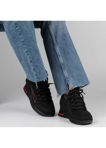 Чорні осінні жіночі кросівки 198962 Lifexpert
