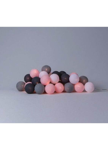 Тайська гірлянда на 10 кульок від батарейок CBL Макарун 2.6м Cotton Ball Lights (269266831)