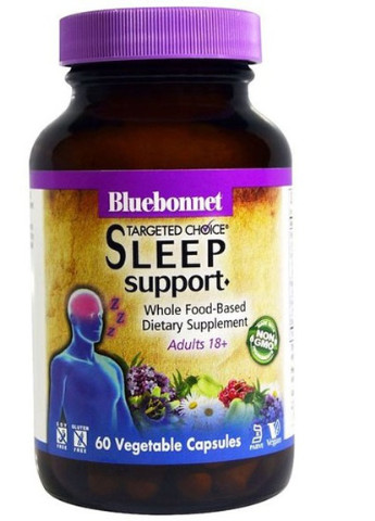Targeted Choice, Sleep Support 60 Veg Caps Bluebonnet Nutrition (256723247)