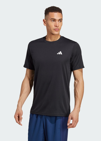 Черная футболка для тренировок train essentials adidas
