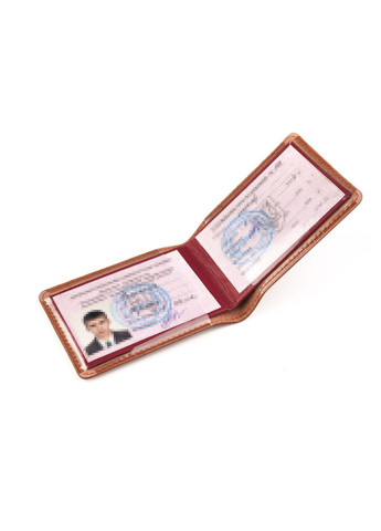 Кожаная обложка для удостоверения, гладкая кожа. LQ 202220 (278649333)